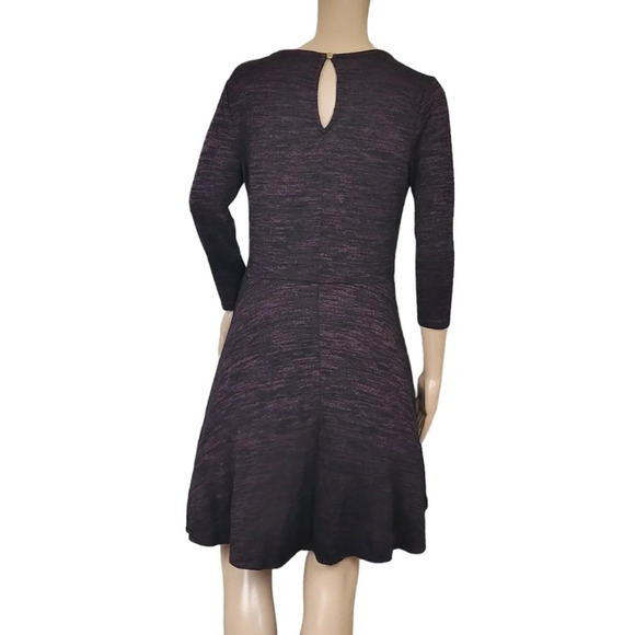Apt. 9 Fit and Flare Dress Marled Knit Midi - Picture 4 of 5